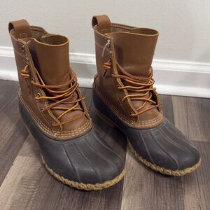 L.L. Bean Duck Boots Bean Boots, 8” - size 8